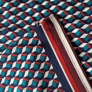 Jules & Leopold Teal Geometric 2-piece Outfit